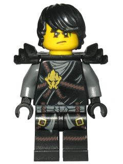 Cole (Honor Robe) - Day of the Departed, Hair, Black Shoulder Armor