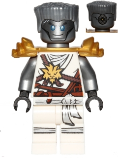 Zane (Honor Robe) - Day of the Departed, Hair, Pearl Gold Shoulder Armor