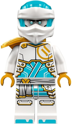 Zane - Dragons Rising, Tunic with Large Armor Plates, Head Wrap, Shoulder Pad