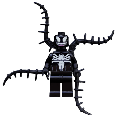 Venom - Teeth Together, 4 Back Appendages Spiked