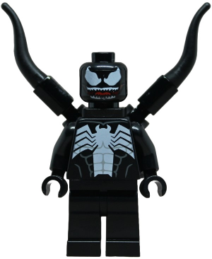 Venom - Teeth Parted, 2 Back Appendages Symmetrical