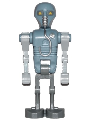 2-1B Medical Droid - Dotted Badge Pattern (Sand Blue), Dark Bluish Gray Legs